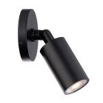 Cylinder LED Single Adjustable Indoor or Outdoor Wall Light 3000K in Black