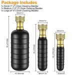 Plumbing Drain Cleaning Kit 1-6"Pipe Bladder for Garden Hose Sink Shower Sewer