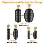 Plumbing Drain Cleaning Kit 1-6"Pipe Bladder for Garden Hose Sink Shower Sewer