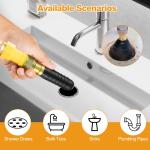 Plumbing Drain Cleaning Kit 1-6"Pipe Bladder for Garden Hose Sink Shower Sewer