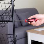 Hyper Tough, 10.50" x 7.50" x 1.25" Easy Care Tool Set, 6 Piece