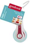 GoodCook PROfreshionals 6-Piece Plastic Measuring Spoon Set, Multicolor