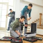 UBesGoo 799 Pcs Tool Set, Household Repair Hand Tool Kit, Mechanics Tool Kit, with Trolley Case, Silver