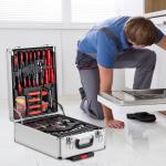 UBesGoo 799 Pcs Tool Set, Household Repair Hand Tool Kit, Mechanics Tool Kit, with Trolley Case, Silver