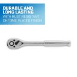 HART 90-Piece 3/8-inch Mechanics Tool Set, Chrome Finish