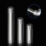 Fitvell 304 Stainless Steel Nipple Pipe Fitting 1/2" NPT X 1/2" NPT Male Thread Cast Pipe Fittings 2" 50mm Length (pack of 2)