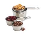 Stainless Steel Measuring Cup Set, 4-Piece, Storage Ring, Silver, GoodCook