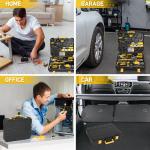 Ktaxon 198 Piece Tool Set, General Household Hand Tool Kit Socket Wrench Auto Repair Tool, W/ Storage Case, Yellow