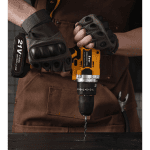 Euur Cordless Drill, 21V Power Drill Set with 2Ah Battery, 3/8"Keyless Chuck, 25+1 Position Electric Drill, 2-Speed Transmission For Screwdriving And Drilling, Yellow