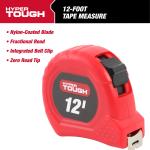 Hyper Tough 12 Foot Tape Measure