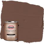 Glidden Fundamentals Bigfoot / Brown Satin Exterior Paint, 1 Gallon