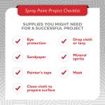 Glidden Master Finish 12 oz. Satin Yukon Gold Interior/Exterior All Surface Spray Paint and Primer, 6 Pack