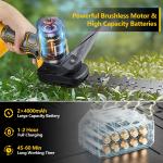 NEWONE 18V Cordless Power Tool Combo Kits 12-Tool Set with 2 x 4.0Ah Battery and Charger Brushless Cordless Power Tool Set