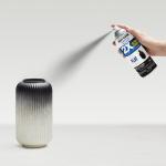 Black, Rust-Oleum American Accents 2X Ultra Cover Flat Spray Paint-327866, 12 oz