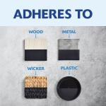 Black, Rust-Oleum American Accents 2X Ultra Cover Flat Spray Paint-327866, 12 oz