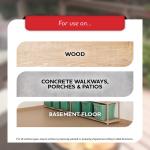 Glidden Glidden Porch and Floor with Cool Surface Technology Satin Interior/Exterior Paint, Summer Suede, 1 Gallon