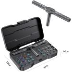 CHICCLO 24 in 1 Magnetic Ratchet Screwdriver Set Tool Precision Screwdriver Kit