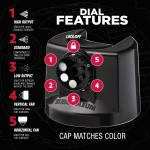 Black, Rust-Oleum Stops Rust Custom Sprays 5 in 1 Gloss Spray Paint-376884, 12 oz