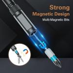 CHICCLO 24 in 1 Magnetic Ratchet Screwdriver Set Tool Precision Screwdriver Kit