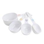 Plastic Measuring Cup Set, Plastic, White, GoodCook, 4-Pieces