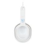 Plastic Measuring Cup Set, Plastic, White, GoodCook, 4-Pieces