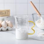 Cook with Color Glass Measuring Cup for Liquid & Dry Ingredients – Durable, Microwave-Safe, and Dishwasher-Safe