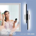 Yarra-Decor 24 Inch LED Bathroom Vanity Light Bar,Vanity Lighting Fixtures for Over Mirror Lighting, Indoor Wall Sconce in Daylight White 6000K