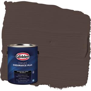 Glidden HEP Grab-N-Go Stewart House Brown Semi-Gloss Exterior Paint with Primer, 1 Gallon