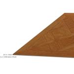 Tivoli Self Adhesive Vinyl Floor Tiles, 45 Tiles - 12" x 12", Classic Paquet Oak - Peel & Stick, DIY Flooring for Kitchen, Dining Room, Bedrooms, Basements & Bathrooms by Achim Home Decor