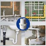 10 Pack 3/4 inch NPT Male Thread PVC Pipe Fitting Adapter Connector, 3/4 inch PVC Pipe Fitting for Sch40 PVC Pipe, Pipe Connectors for Plumbing Water Line, Socket x NPT Male