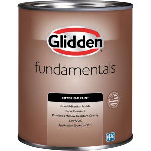 Glidden Fundamentals Tintable Base Semi-Gloss Exterior Paint, 1 Quart