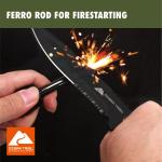 Ozark Trail 12-Piece Camping Multitool Set with Flashlight, Machete, and Knife