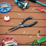 (3 pack) Ozark Trail 6 inch Stainless Steel Pliers with Soft Grip. Fishermans Needle Nose Plier.