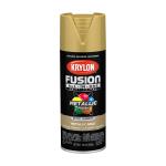 Krylon K02770007 Fusion All-In-One Metallic, Metallic, Gold, 12 oz, Spray Paint, Multi-Surface, (1 Piece, 1 Pack)
