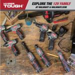 Hyper Tough 12V Max* Lithium-Ion 3/8-inch Cordless Extended Reach Ratchet with 1.5Ah Battery and Charger, New