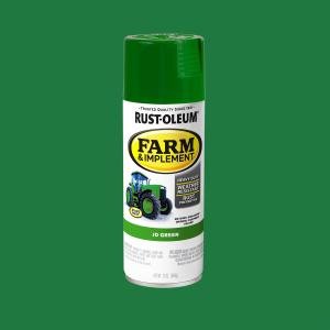 JD Green, Rust-Oleum Specialty Farm & Implement Gloss Spray Paint-280124, 12 oz