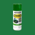 JD Green, Rust-Oleum Specialty Farm & Implement Gloss Spray Paint-280124, 12 oz