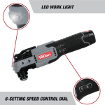 Hyper Tough 12V Max Lithium-Ion Brushless Oscillating Multi-Tool with 1.5Ah Battery and Charger