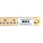 Logix Natural Wood, Fabric 36 inch Yardstick, Measuring Tool