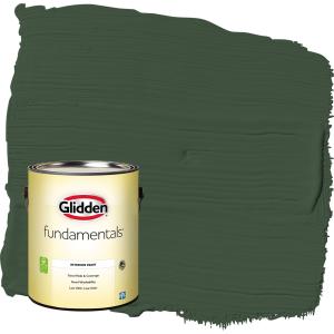 Glidden Fundamentals Pine Forest / Green, Eggshell Interior Paint, 1 Gallon
