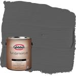 Glidden Fundamentals Knight's Armor / Gray Flat Exterior Paint, 1 Gallon