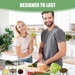 Measuring Cups and Spoons Set of 16, 5 Stainless Steel Nesting Measuring Cups & 5 Spoons, 1 + Leveler & 5 Mini Measuring Spoons for Cooking & Baking