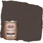 Glidden Fundamentals Dark Granite / Brown Flat Exterior Paint, 1 Gallon