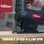 Hyper Tough 3.5-Amp Corded Jig Saw, Eelectric, 120 Volt, 44002