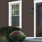 Glidden Fundamentals Dark Granite / Brown Flat Exterior Paint, 1 Gallon