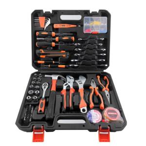 73-Piece Tool Set with Essential Hand Tools for Everyday Home Repairs, DIY Projects, and Crafts