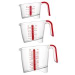 PrepSolutions 3 Piece Liquid Measuring Cup Set