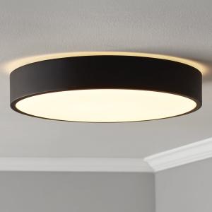 Mainstays 13" Flush Mount Light Integrated LED 3CCT Black Trim Finish