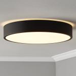 Mainstays 13" Flush Mount Light Integrated LED 3CCT Black Trim Finish