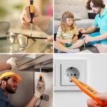 73-Piece Tool Set with Essential Hand Tools for Everyday Home Repairs, DIY Projects, and Crafts